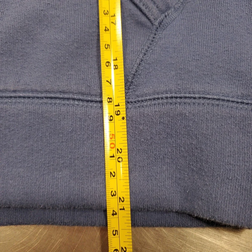 Polo Ralph Lauren 1992 Graphic Hoodie Boys L 14-16 Blue Pullover Sweatshirt